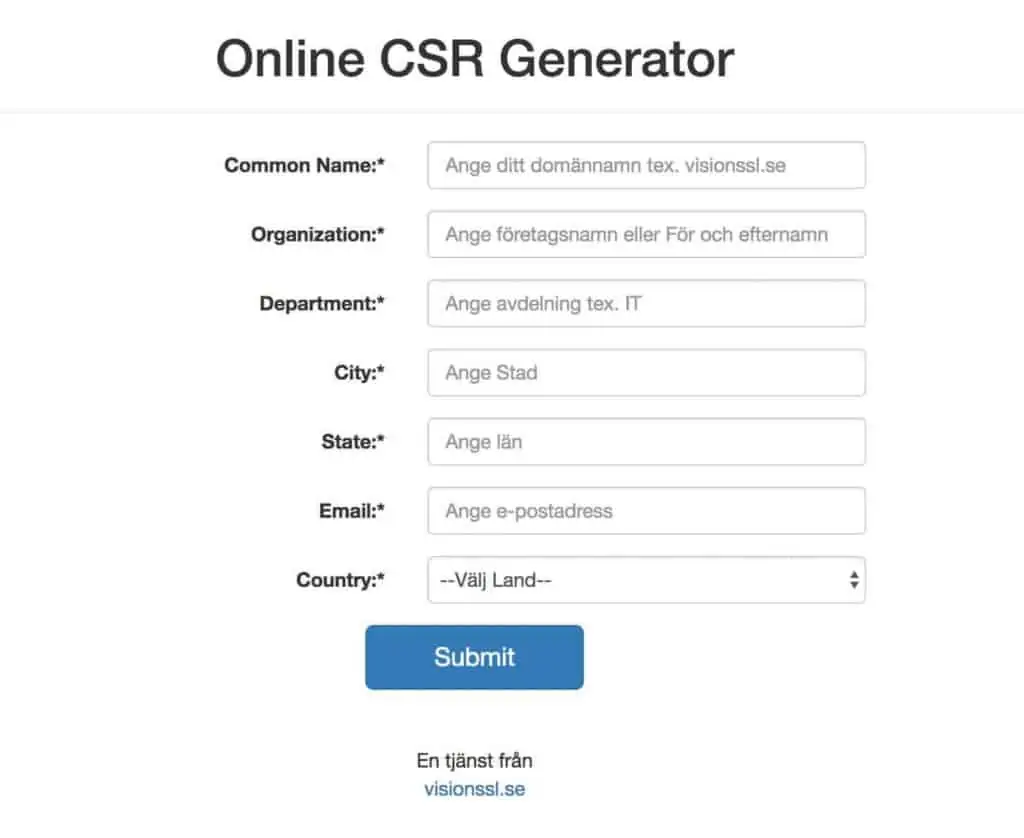 Nytt verktyg – CSR Generator